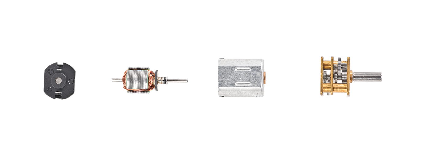 Spur gear motor Structure