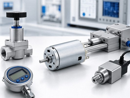Micro DC motors for industrial instruments