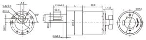 IND 37GM3530 Drawing