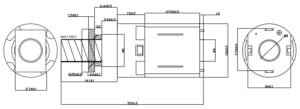 M10 planetary gear motor Drawing