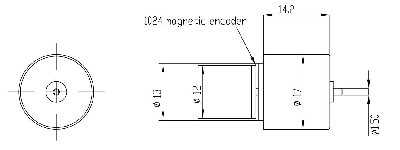 3.7 V Coreless DC Motor -INEED Electronics