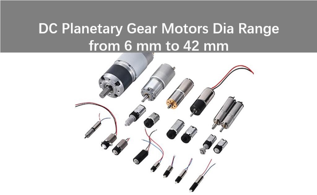 DC Planetary gear motors